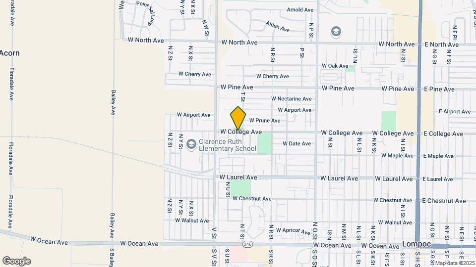 521-537 N T St Mapa y Detalles de la Ubicación