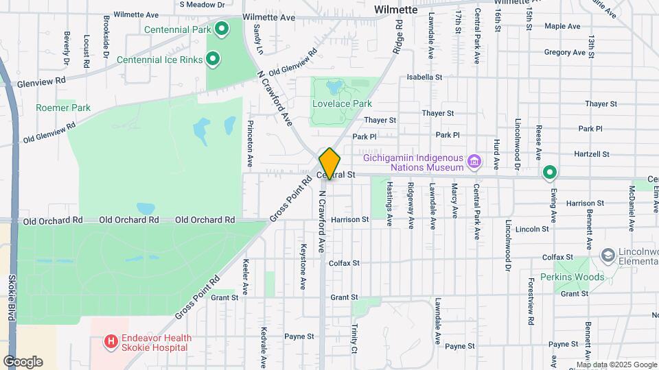 2543 Crawford Ave Map and Location Details
