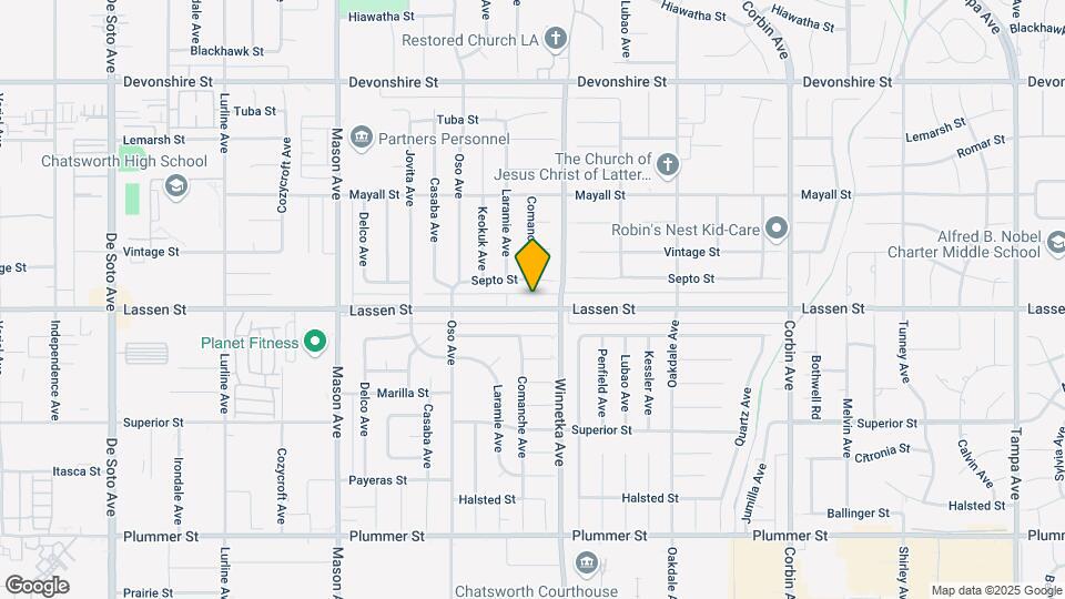 20135 Lassen St Map and Location Details
