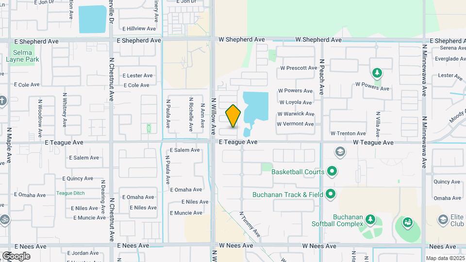 714 W Riviera Ln Map and Location Details