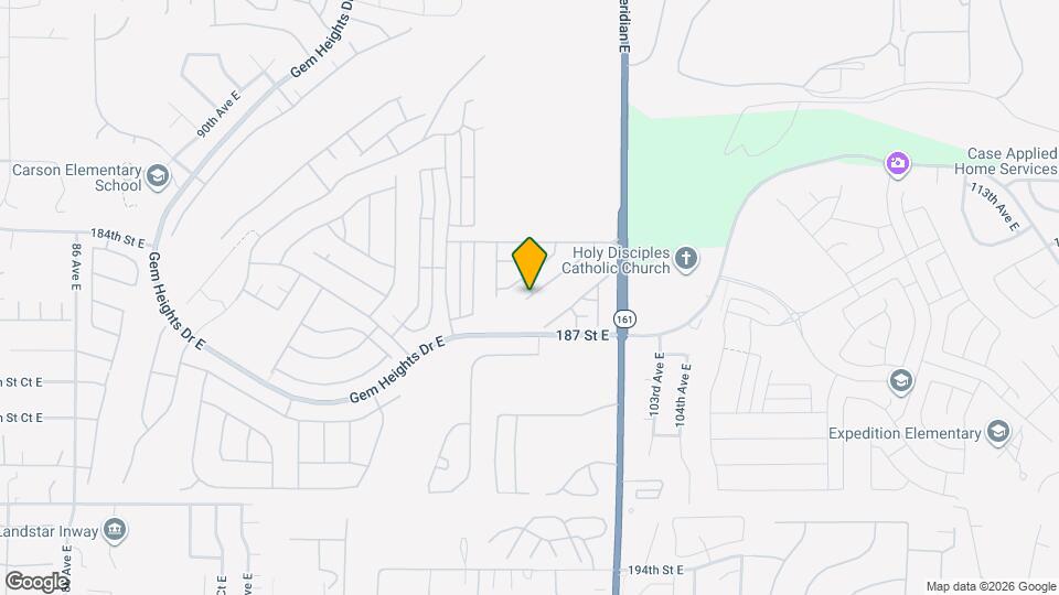 18527 101st Ave Ct E Map and Location Details