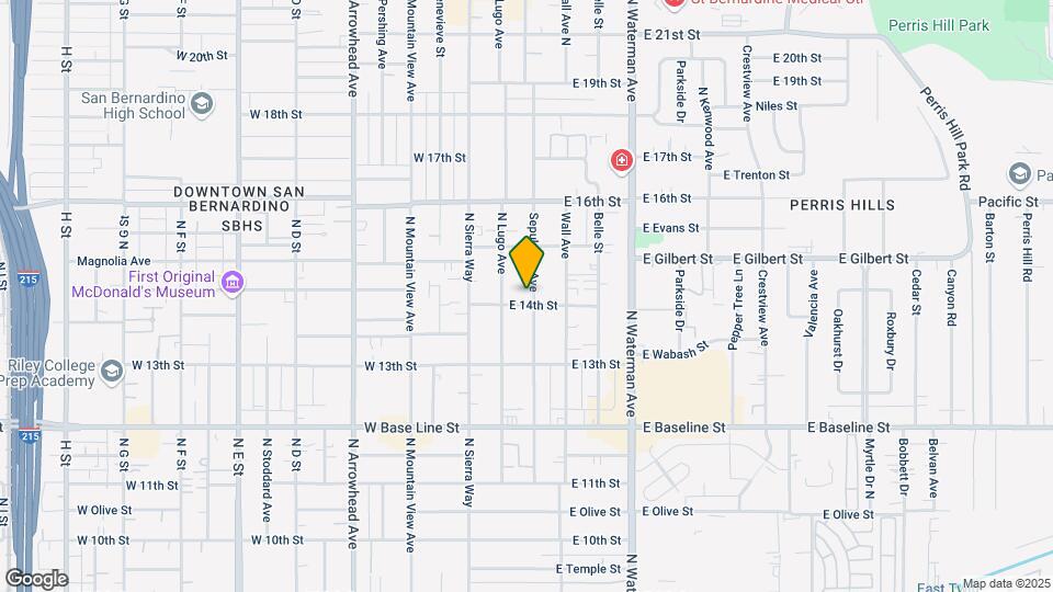 1412 Sepulveda Ave Map and Location Details