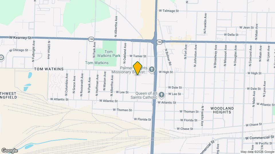 2126 N Lexington Ave Map and Location Details