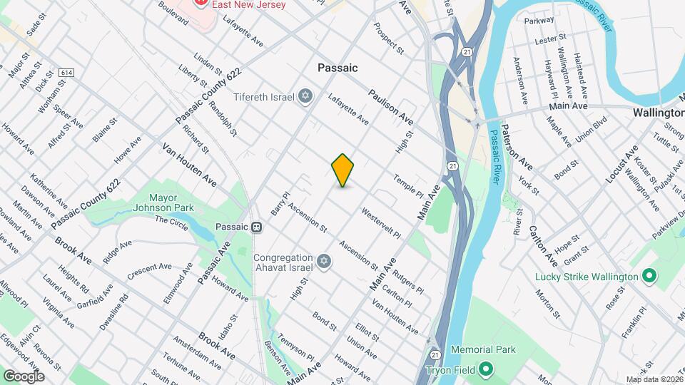 The Pennington Mapa y Detalles de la Ubicación