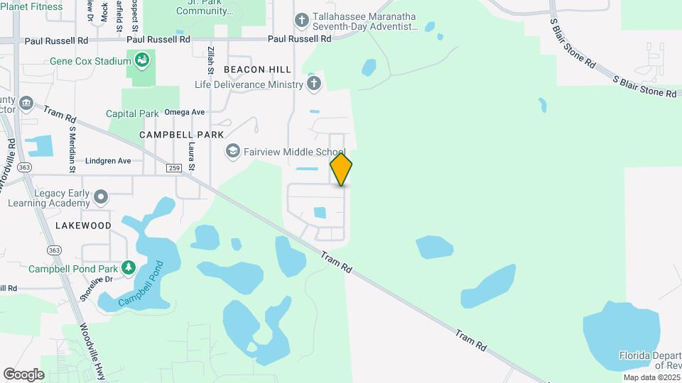 600 Brooke Hampton Dr Map and Location Details