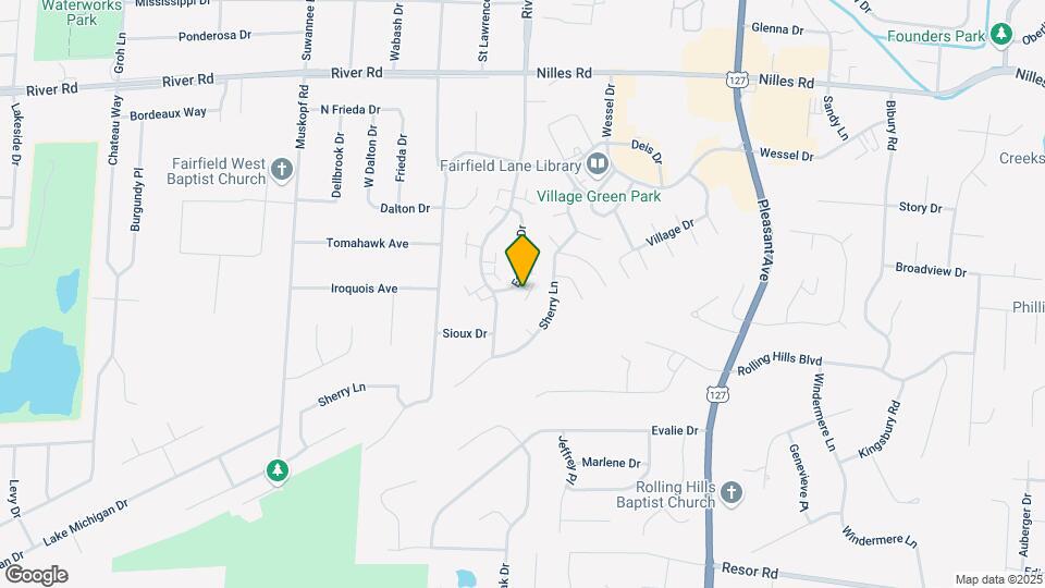 5446 Eastgate Dr Map and Location Details