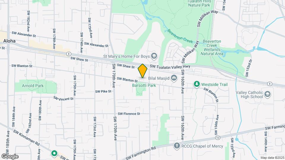 16597 SW Blanton St Map and Location Details