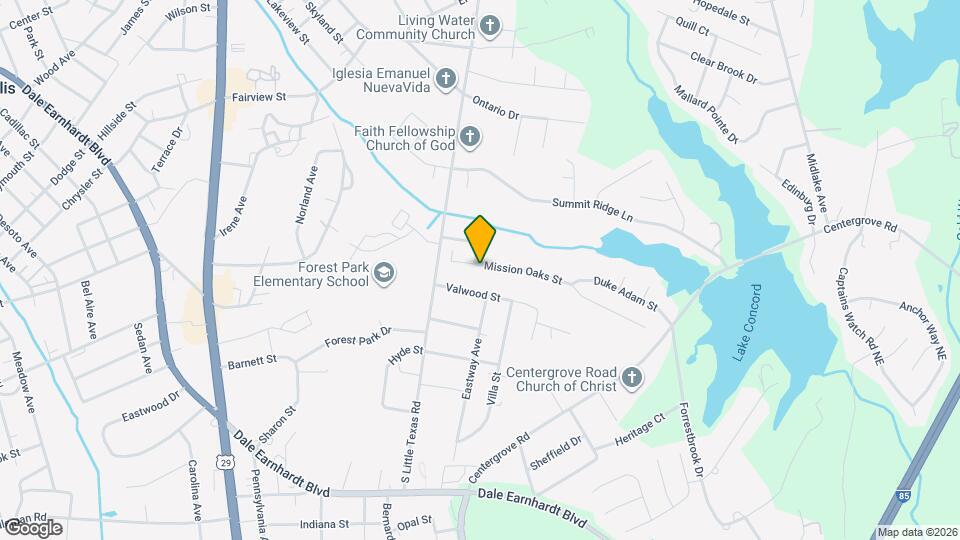 1718 Mission Oaks St Map and Location Details