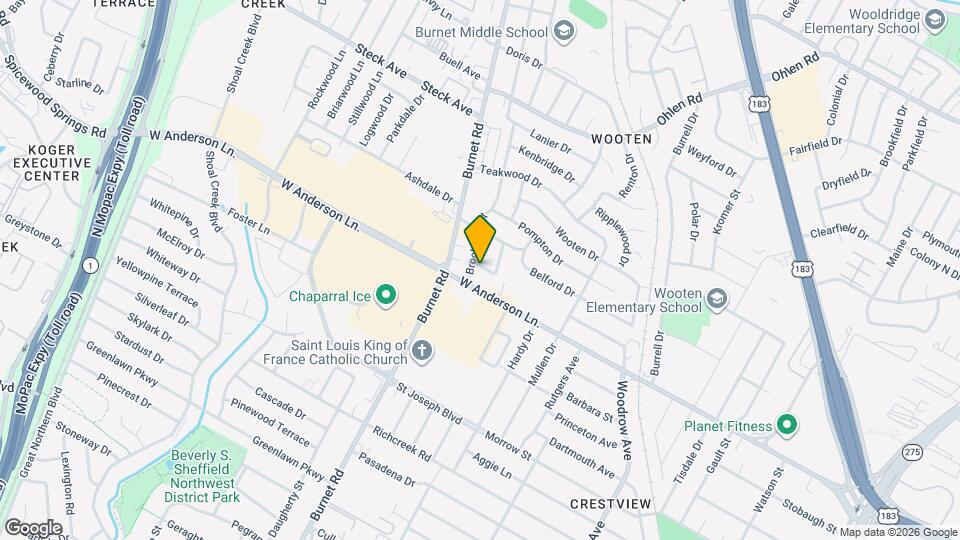 2207 N Plains Ave Map and Location Details