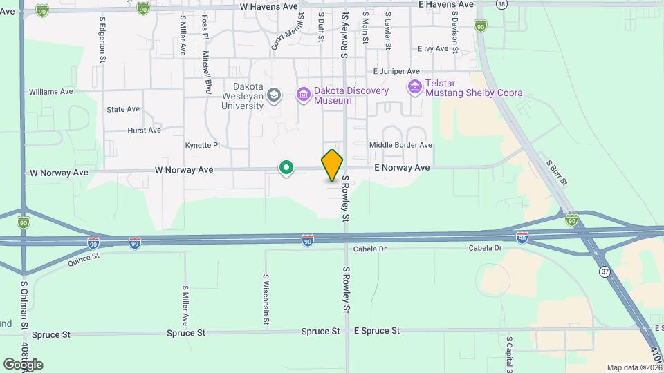 212 W Pine Ave Map and Location Details