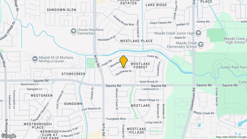 19638 Southaven Dr Map and Location Details