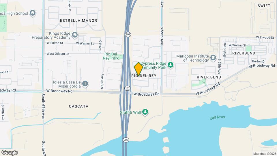 6040 W Wood St Map and Location Details