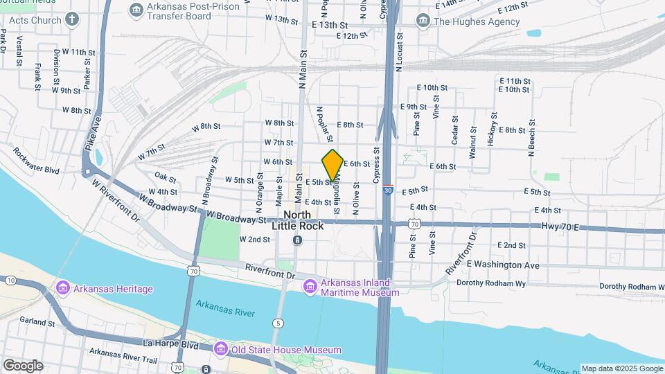 217 E 4th St Map and Location Details