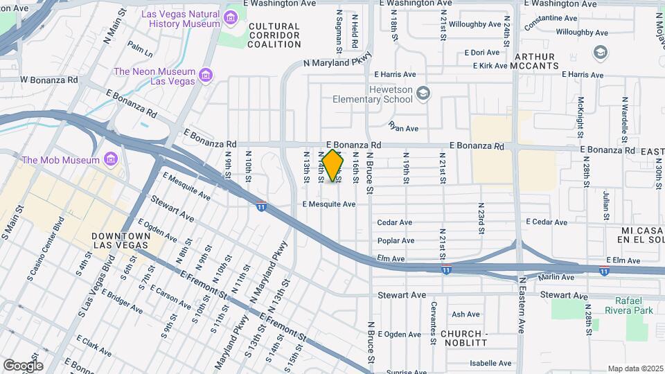 423 N 15th St Map and Location Details
