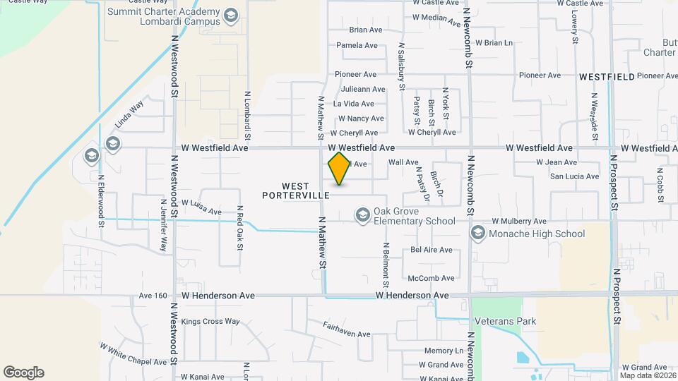 1958 W Monache Ave Map and Location Details