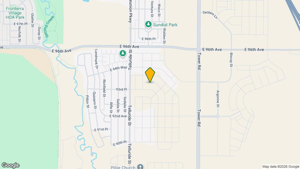 17900 E 94th Ave Mapa y Detalles de la Ubicación