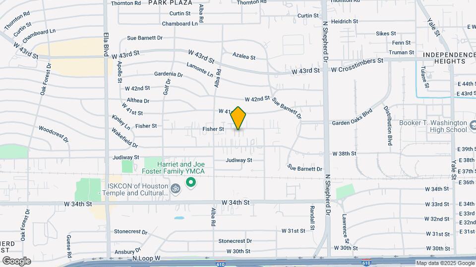 849 Fisher St Map and Location Details