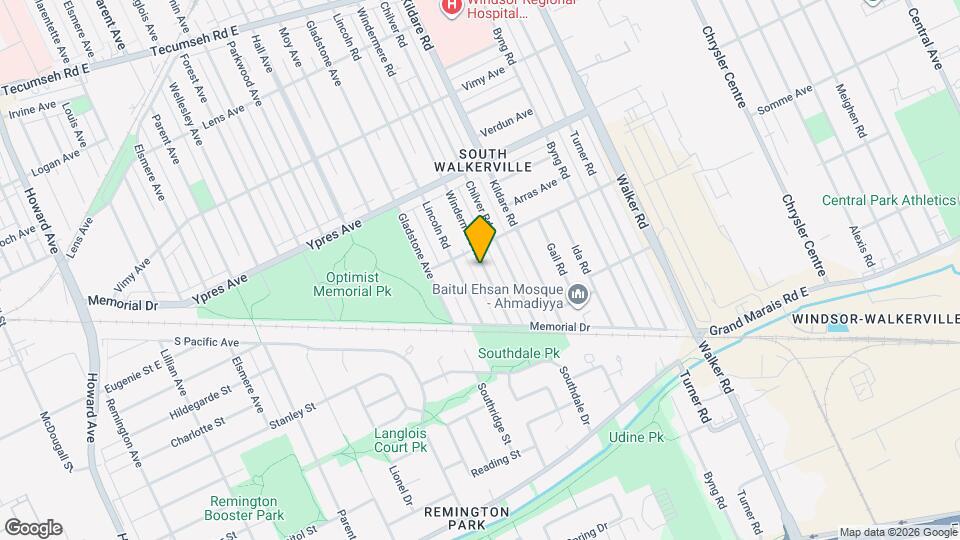 2525 Windermere Rd Map and Location Details