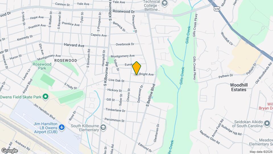 3924 Bright Ave Map and Location Details