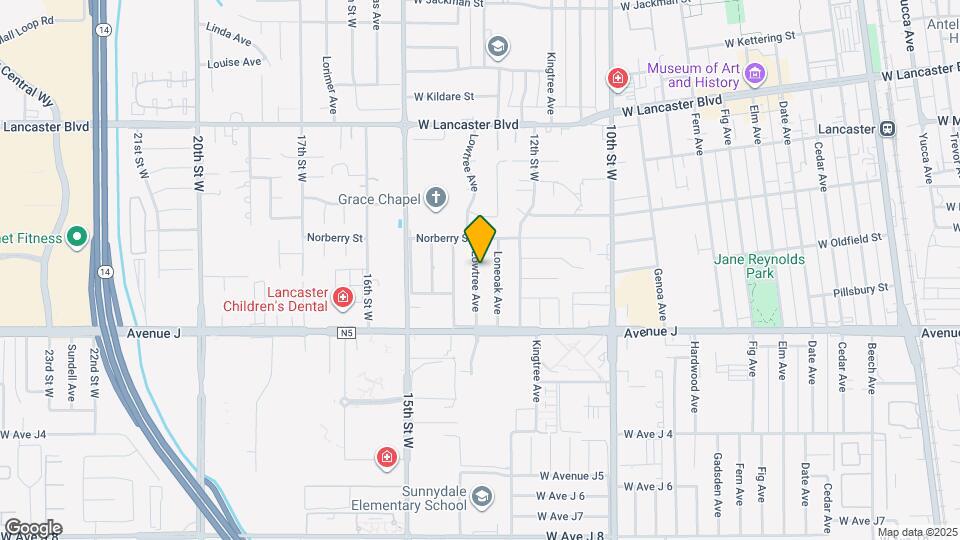 44514 Lowtree Ave Map and Location Details