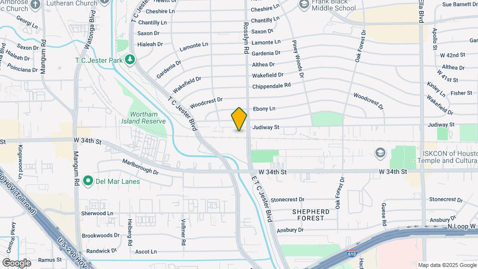 2539 Judiway St Map and Location Details