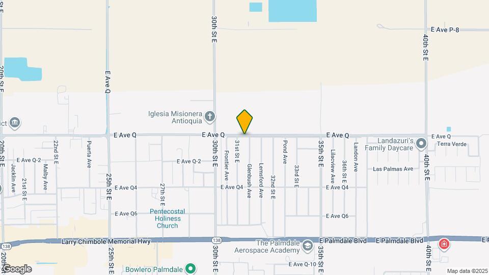 3114 E Ave Q-12 Map and Location Details