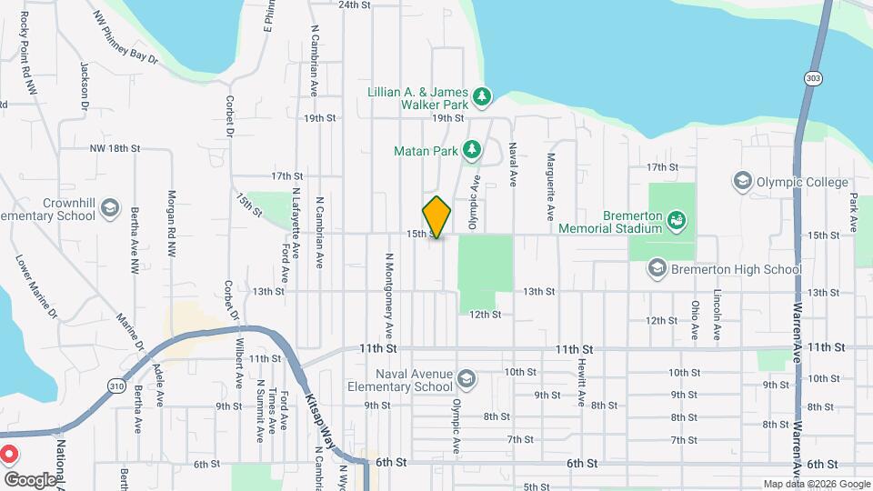 1345 Whitney Ave Map and Location Details