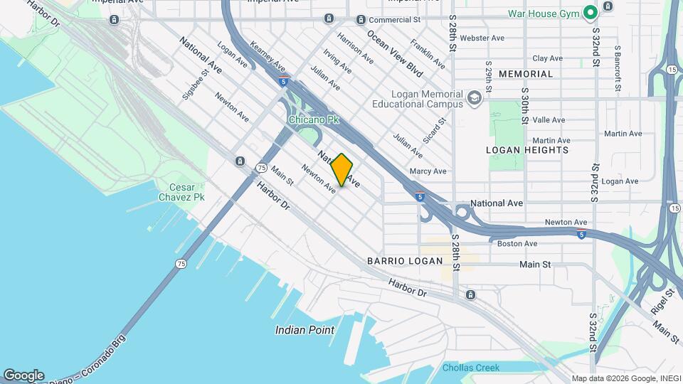 1043 Sampson St Map and Location Details