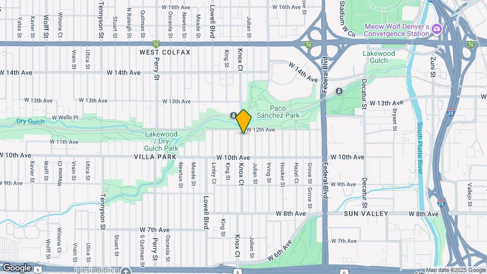 1074 Knox Ct Map and Location Details