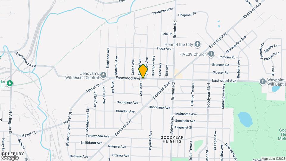 1320 Eastwood Ave Map and Location Details
