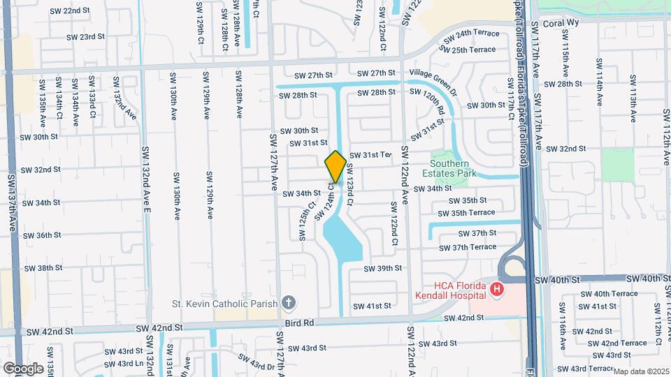 3325 SW 124th Ct Map and Location Details