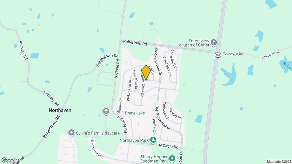 821 Pitney Ln Map and Location Details