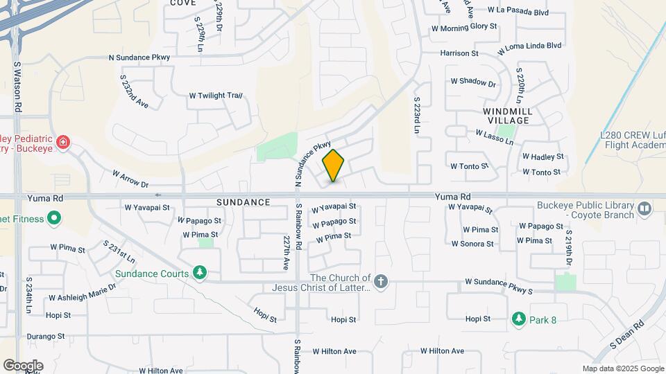 22605 W Desert Bloom St Map and Location Details