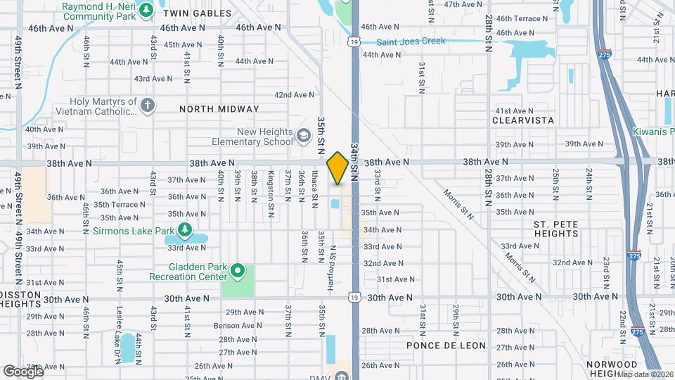 3620 Hartford St N Map and Location Details