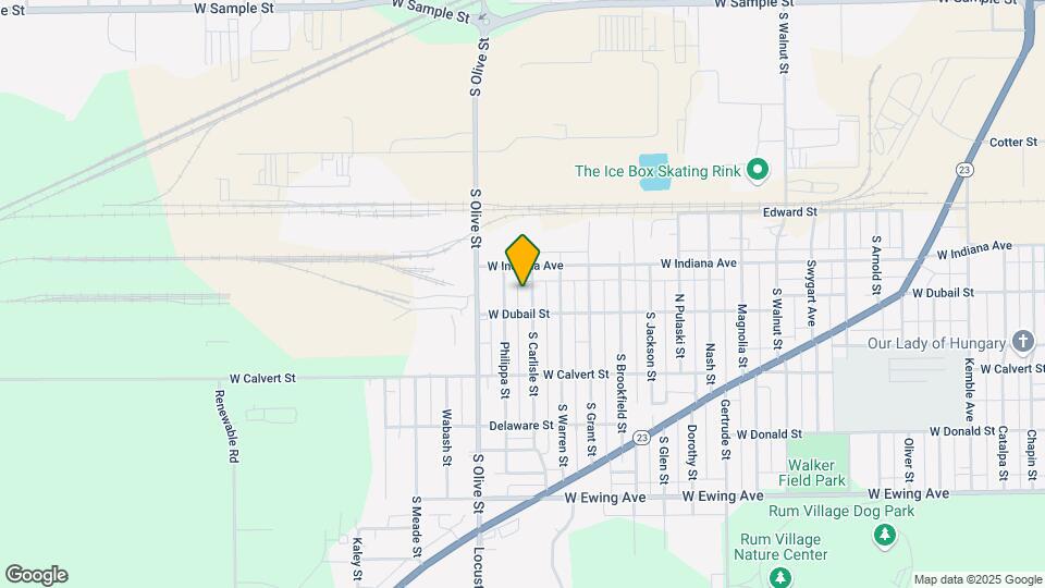 1621 S Carlisle St Map and Location Details