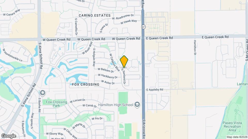 3291 S Sunland Dr Map and Location Details