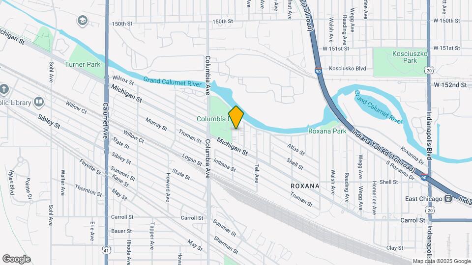 5351 S Kent Ave Map and Location Details