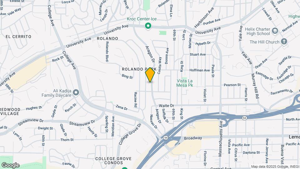 3926 Aragon Dr Map and Location Details