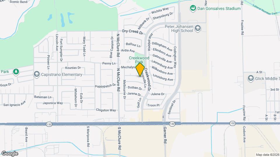 3612 Asheboro Ln Map and Location Details