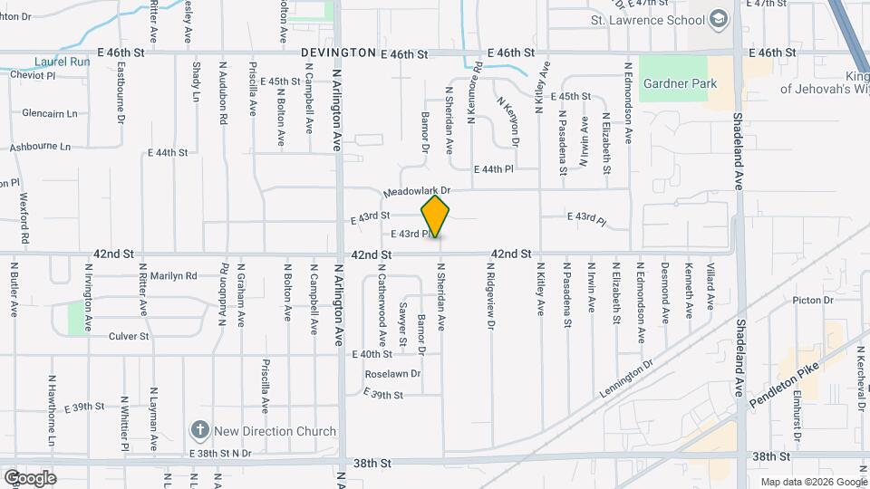 4212 N Sheridan Ave Mapa y Detalles de la Ubicación