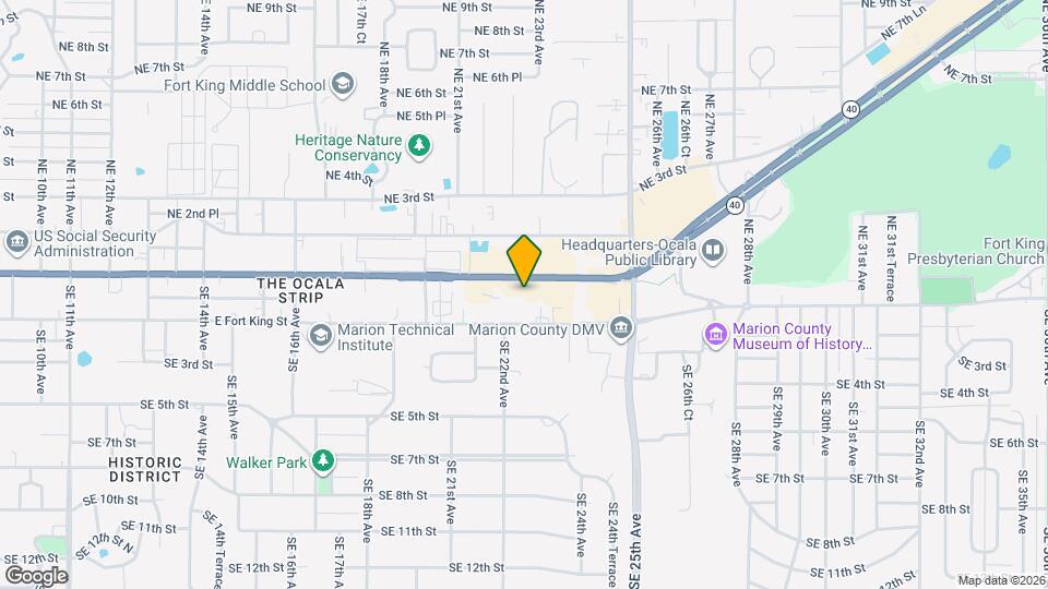 2212 E Silver Springs Blvd Map and Location Details