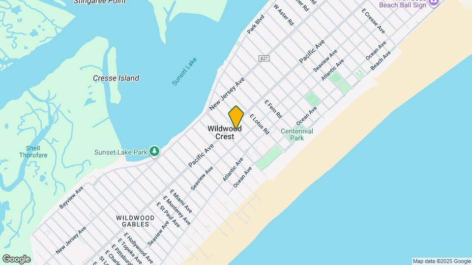 204 E Primrose Rd Map and Location Details