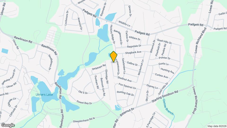 421 Hickory Ridge Dr Map and Location Details