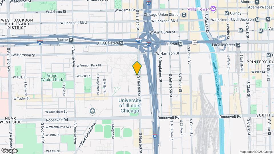 800 S Halsted St Map and Location Details