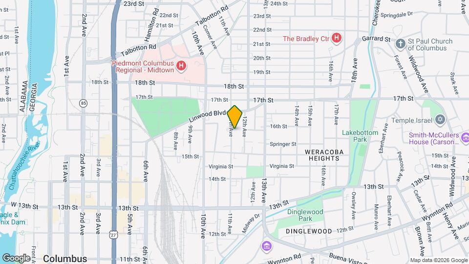 1540 11th Ave Map and Location Details