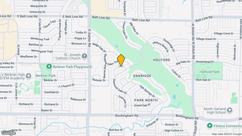 2514 Golden Oaks Dr Map and Location Details