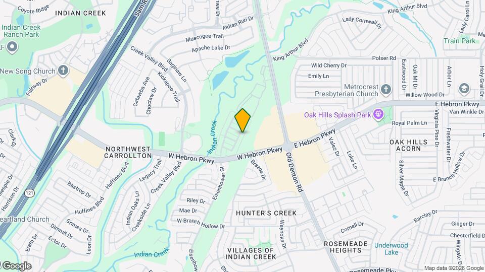 4136 Creekhollow Dr Map and Location Details