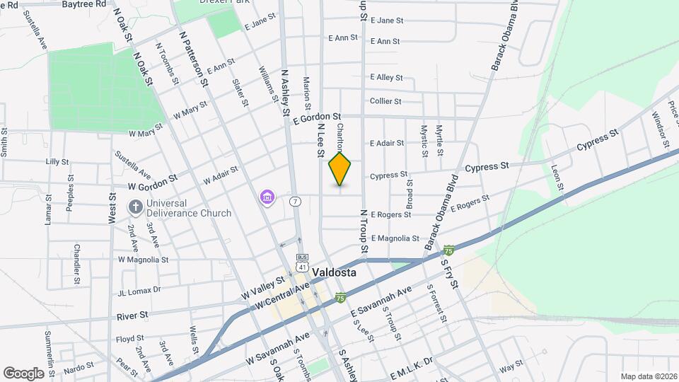 501 Charlton St Map and Location Details