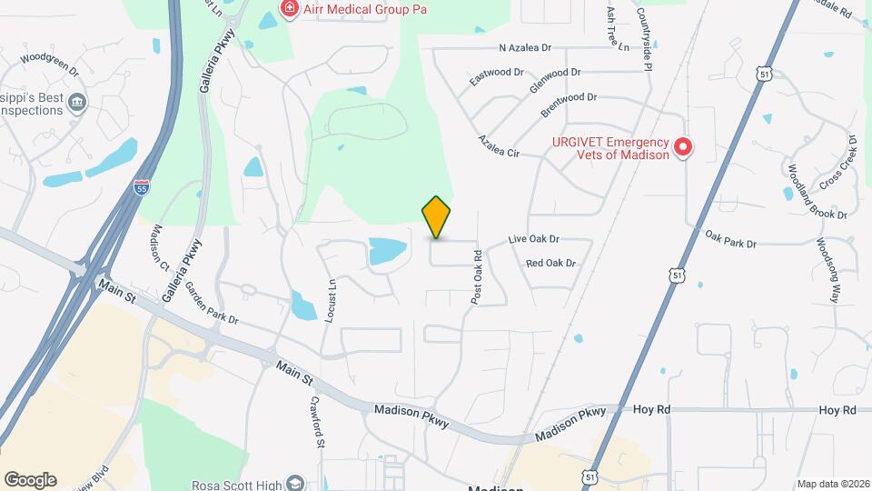 517 Hunters Creek Cir Map and Location Details