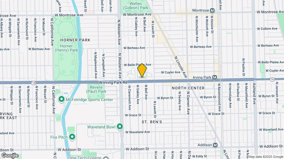 2244 W Irving Park Rd Mapa y Detalles de la Ubicación